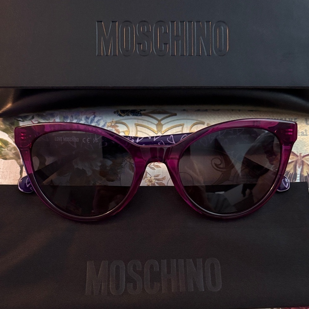 Moschino Deep Purple Sunglasses
